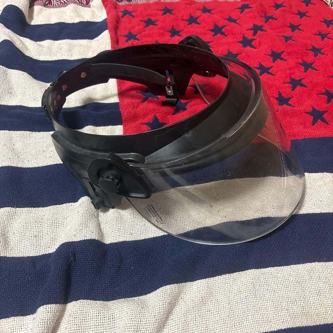 実物PAULSONフェイスシールド米警察装備CAGE CODE12858 B23