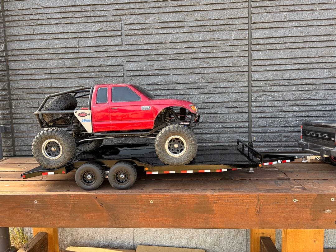 トレーラー　（トラクサス scx10 cc02 rc4wd ドリフト クローラー