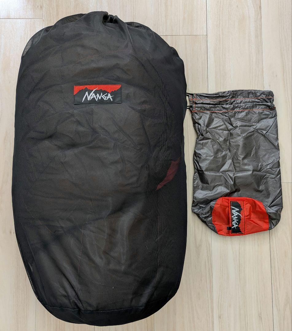 じ*ら様 ナンガ オーロラライト 450DX 収納バッグ付き