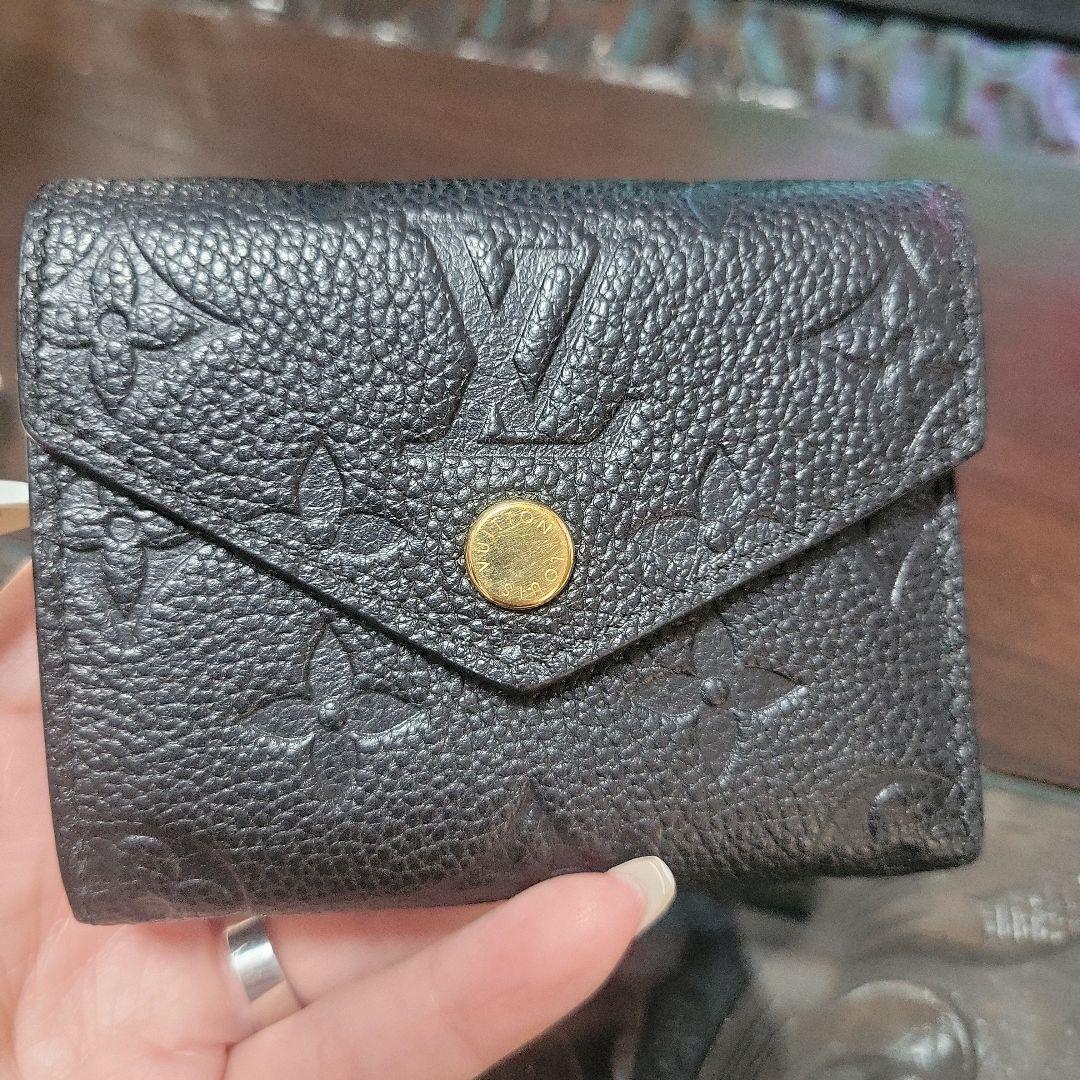 ルイ・ヴィトン ブラック 三つ折り財布