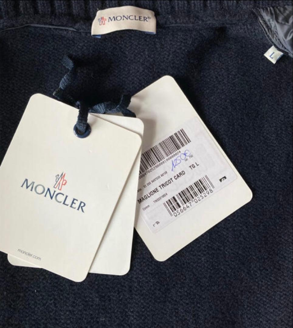 最終価格セール‼️モンクレール カシミヤ混ニットダウン Ｌサイズ