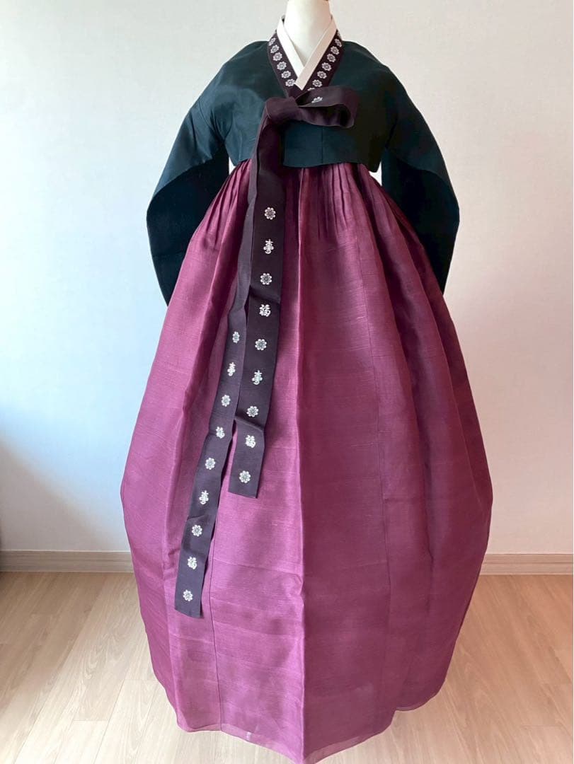 チマチョゴリ 入手困難 美品 天然染色ハンボク 高級名家仕立て