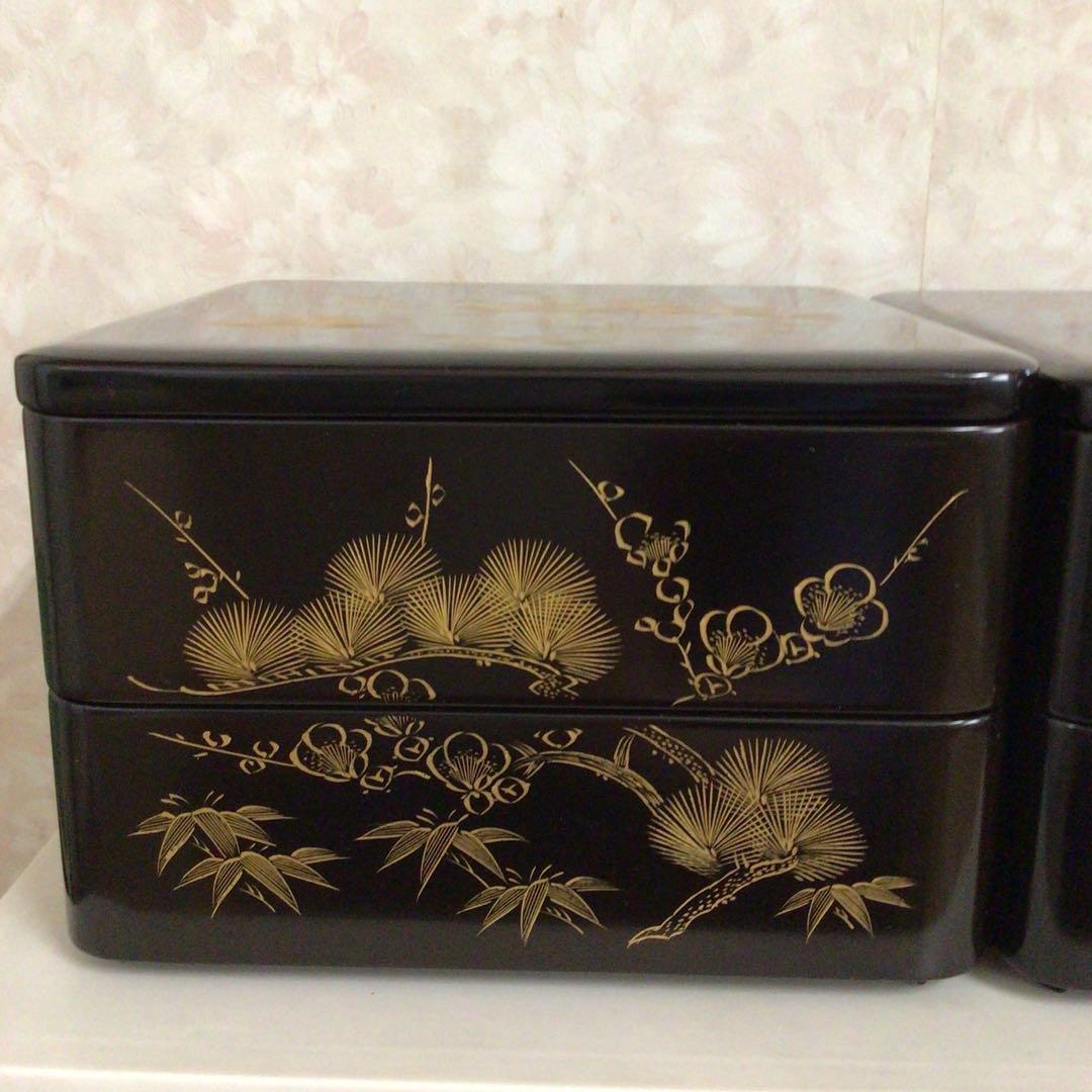 二段重　二組　お正月　おせち