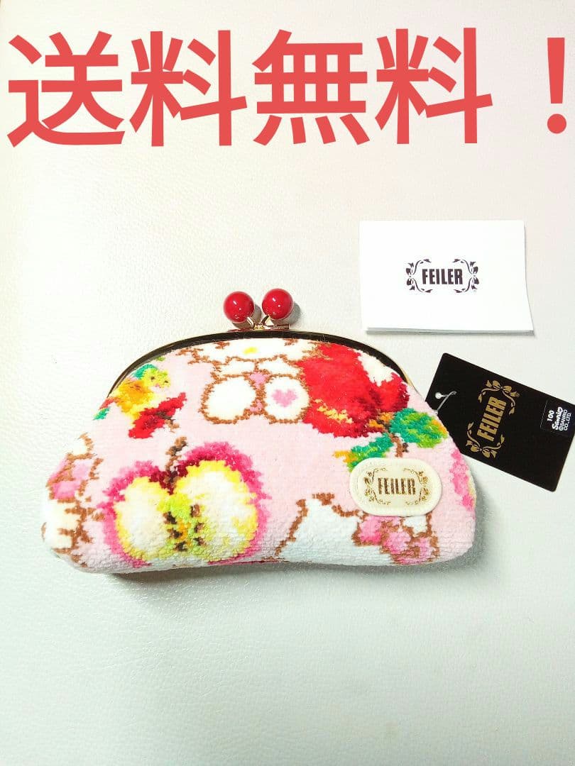 に*う様 入手困難 新品フェイラー ハローキティ コラボ がま口 ポーチ