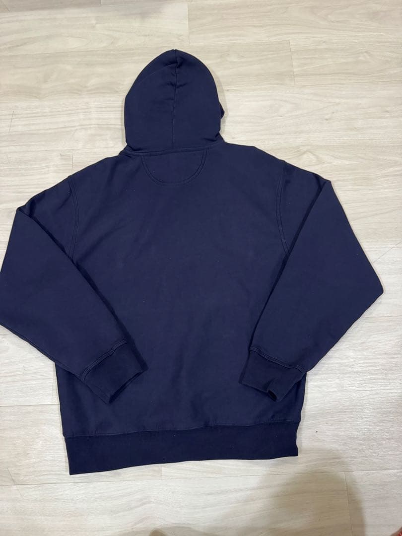 stussy ダークブルーパーカー