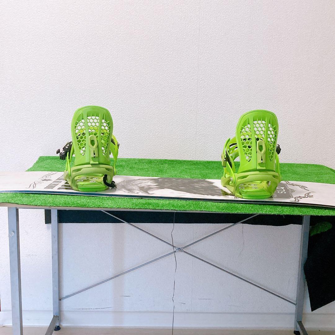 SLQ MOTIF スノーボード 148cm ビンディング Sサイズ 2点セット