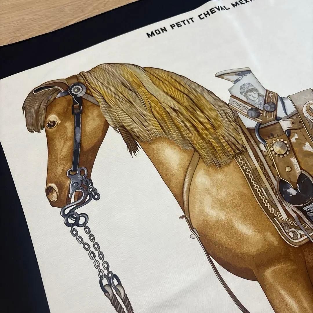 エルメス　スカーフ　カレ90 MON PETIT CHEVAL MEXICAIN