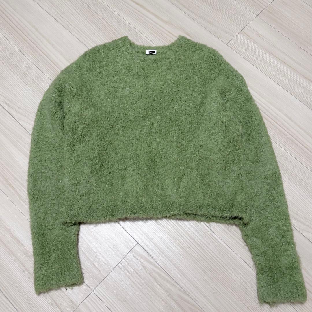 【極美品✨】H ビューティーアンドユース ニット アルパカ