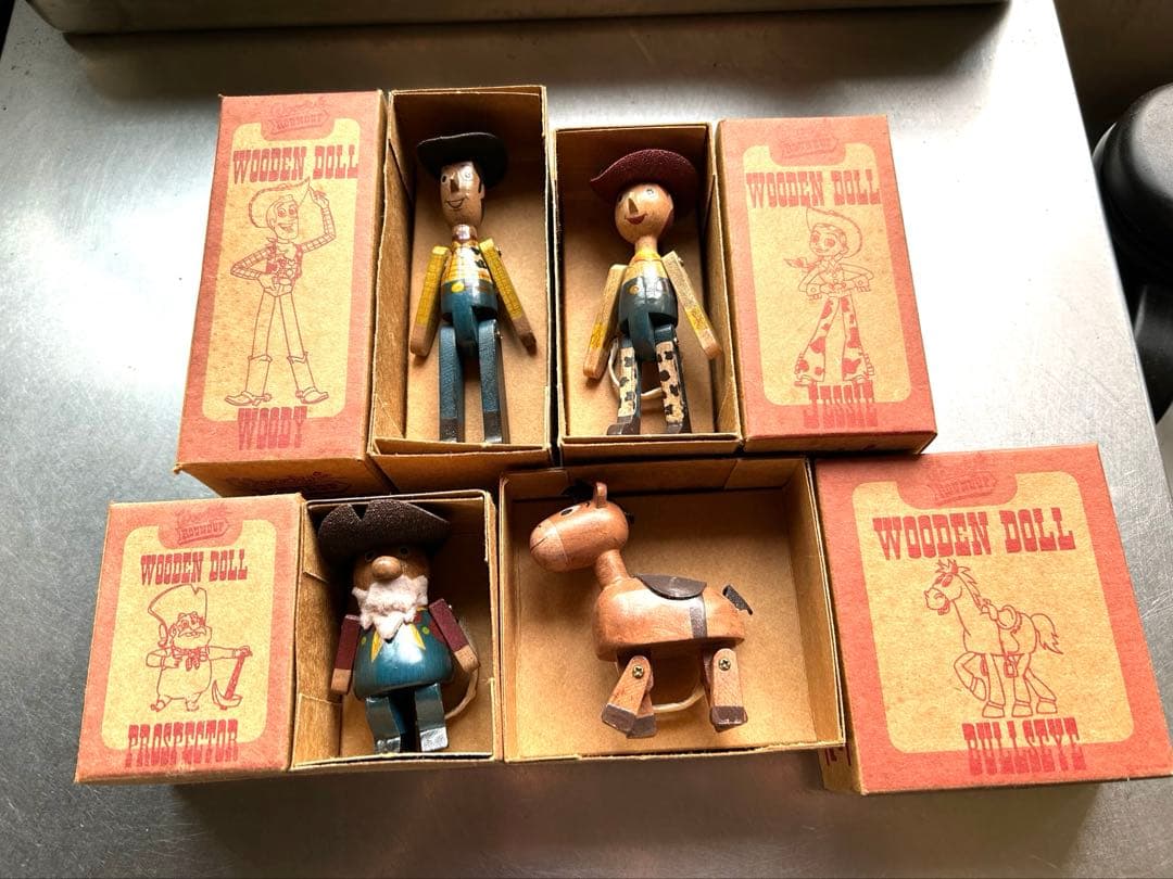 Toy Story ウッデンドール⭐︎トイストーリー4体セット