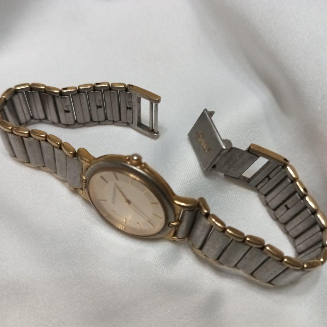 Yves Saint Laurent アナログ腕時計 ゴールドシルバー