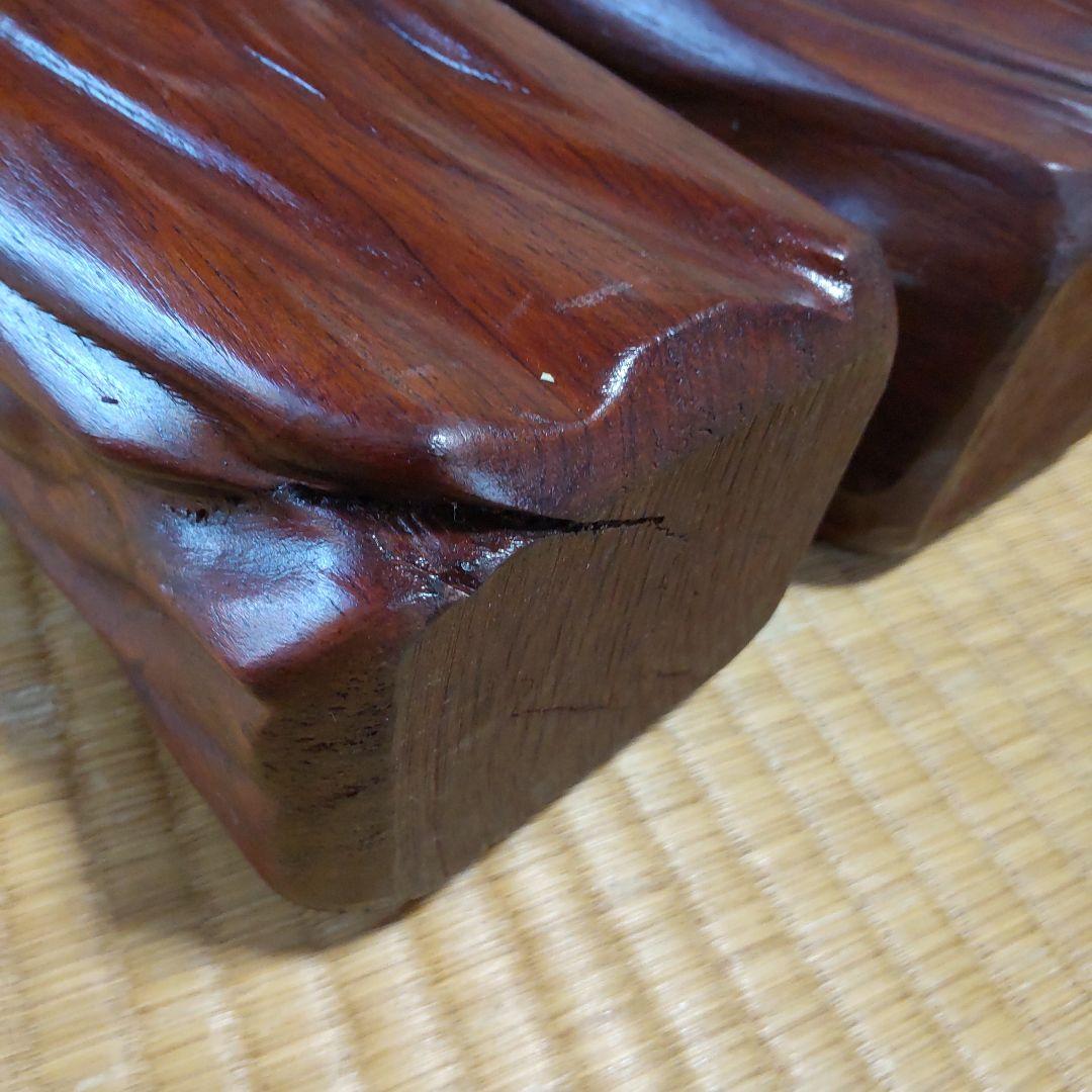 花梨またはブビンガ無垢　一枚板　座卓