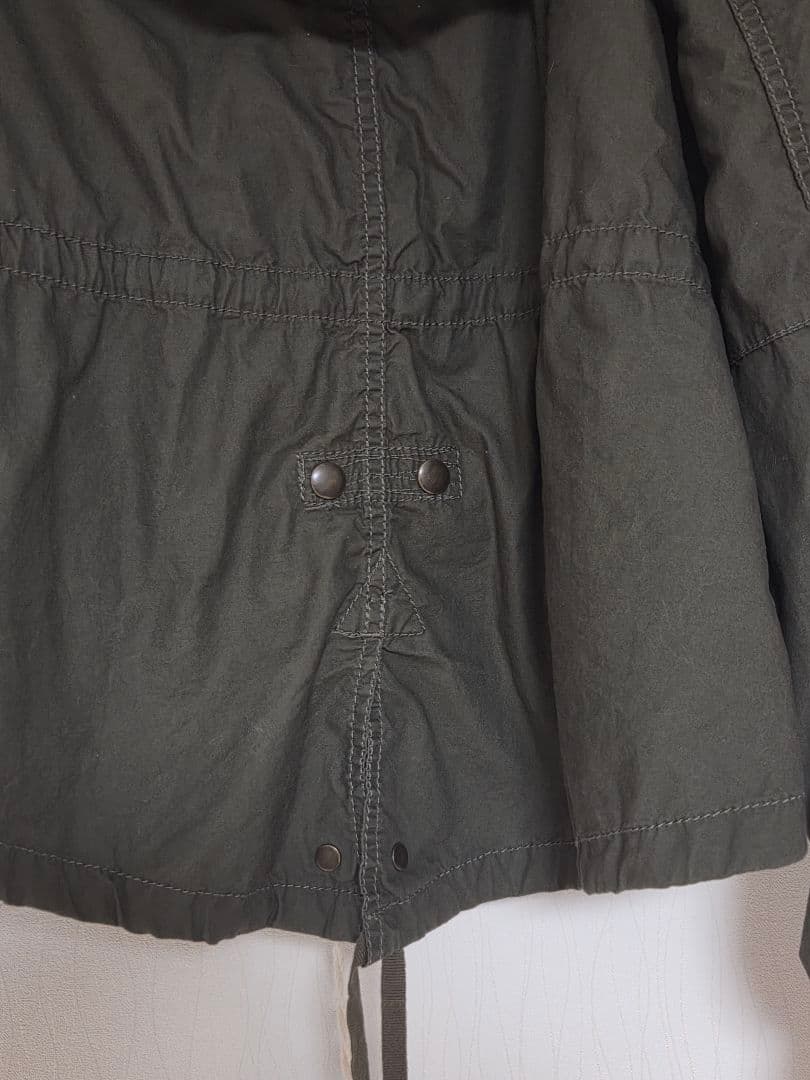 GOA　ファー付きミリタリージャケット　ショート丈