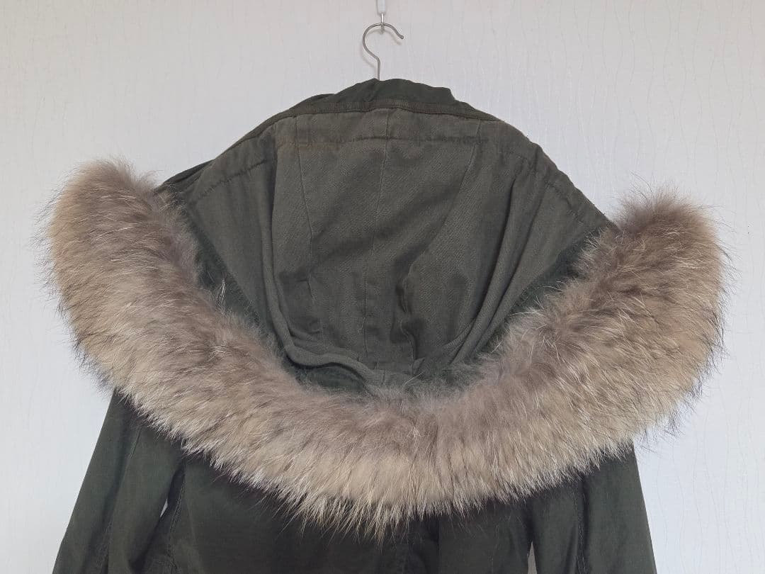 GOA　ファー付きミリタリージャケット　ショート丈