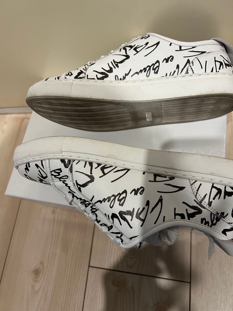 LANVIN en Bleu ランバン ロゴスニーカー 美品