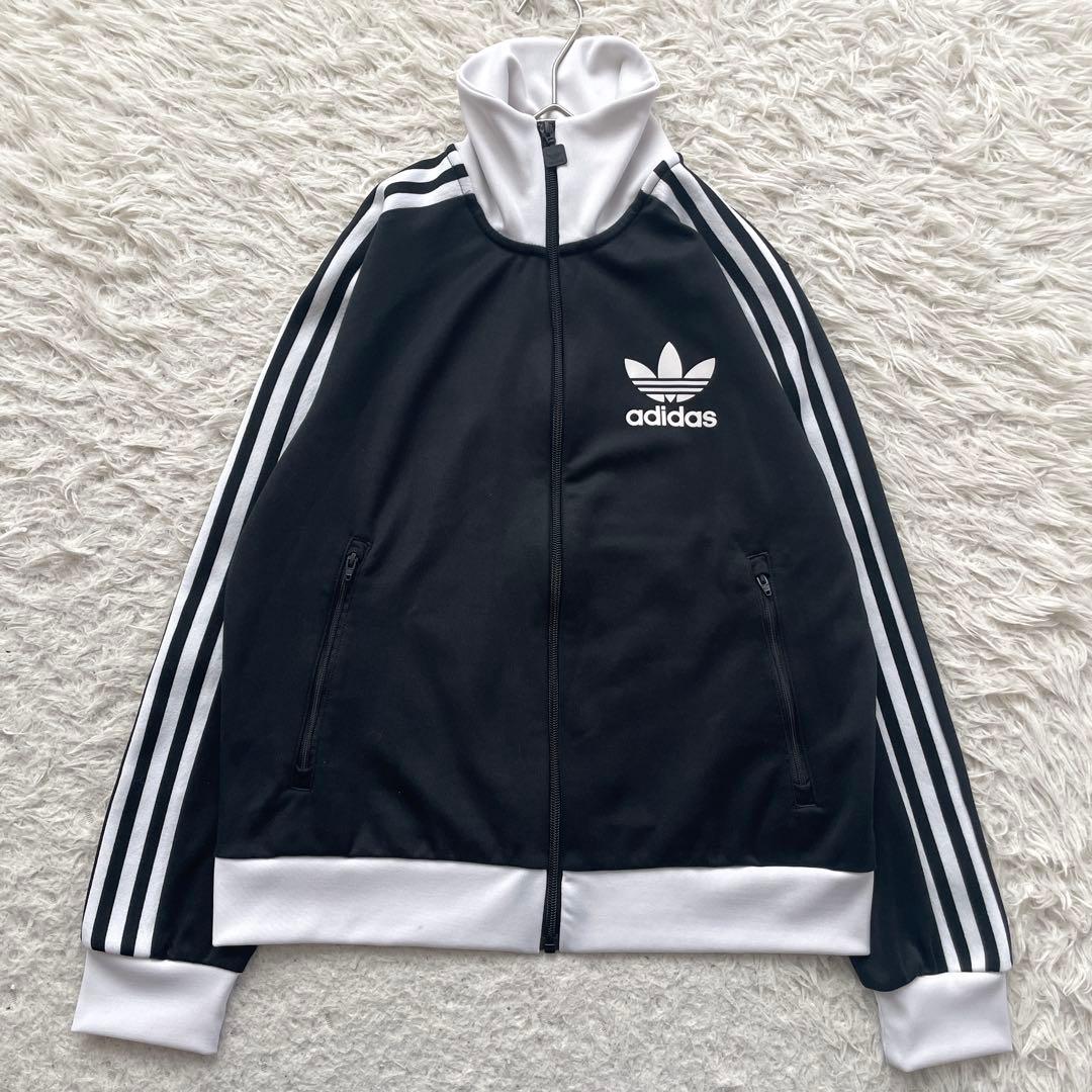 adidas トレフォイル　ハイネック　トラック　ジャケット　大きいサイズ