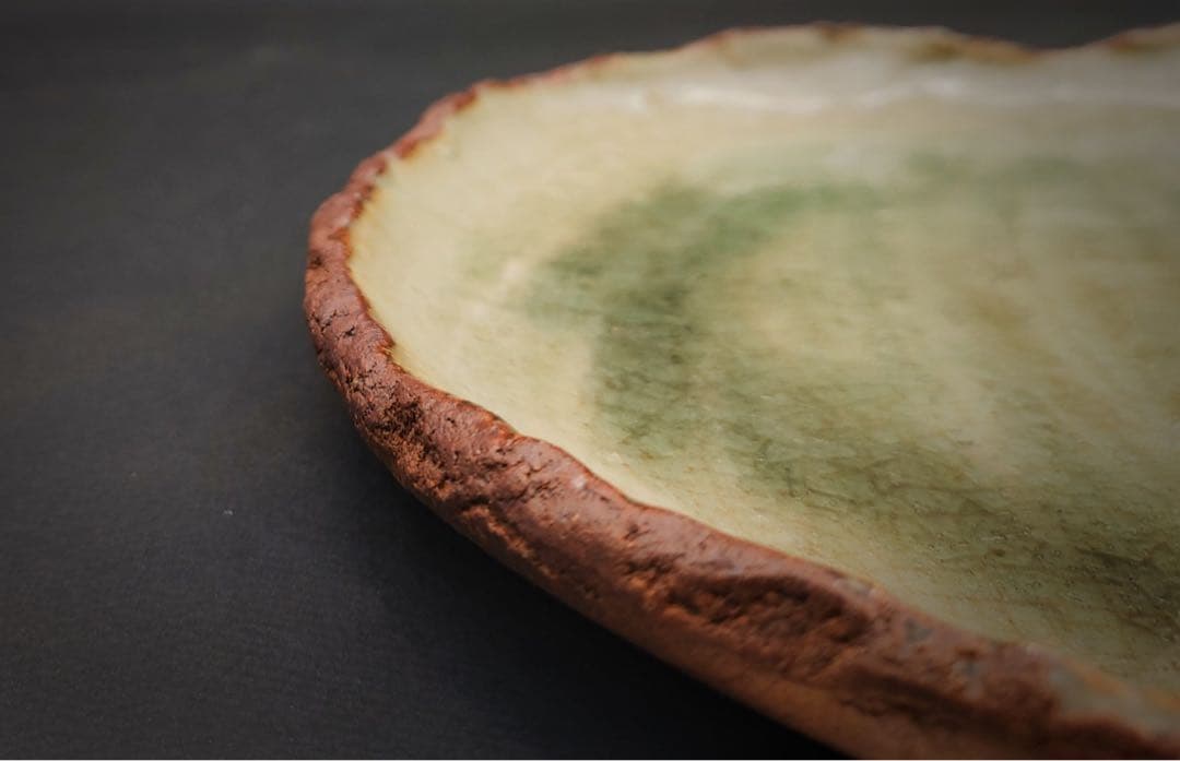 骨董品 古美術 氷裂紋釉 青磁茶托盤 茶盤 茶道具