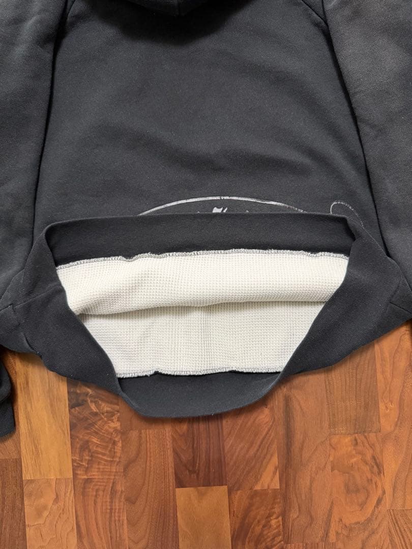 CHROME HEARTS OLD サーマル裏地 パーカー ブラック