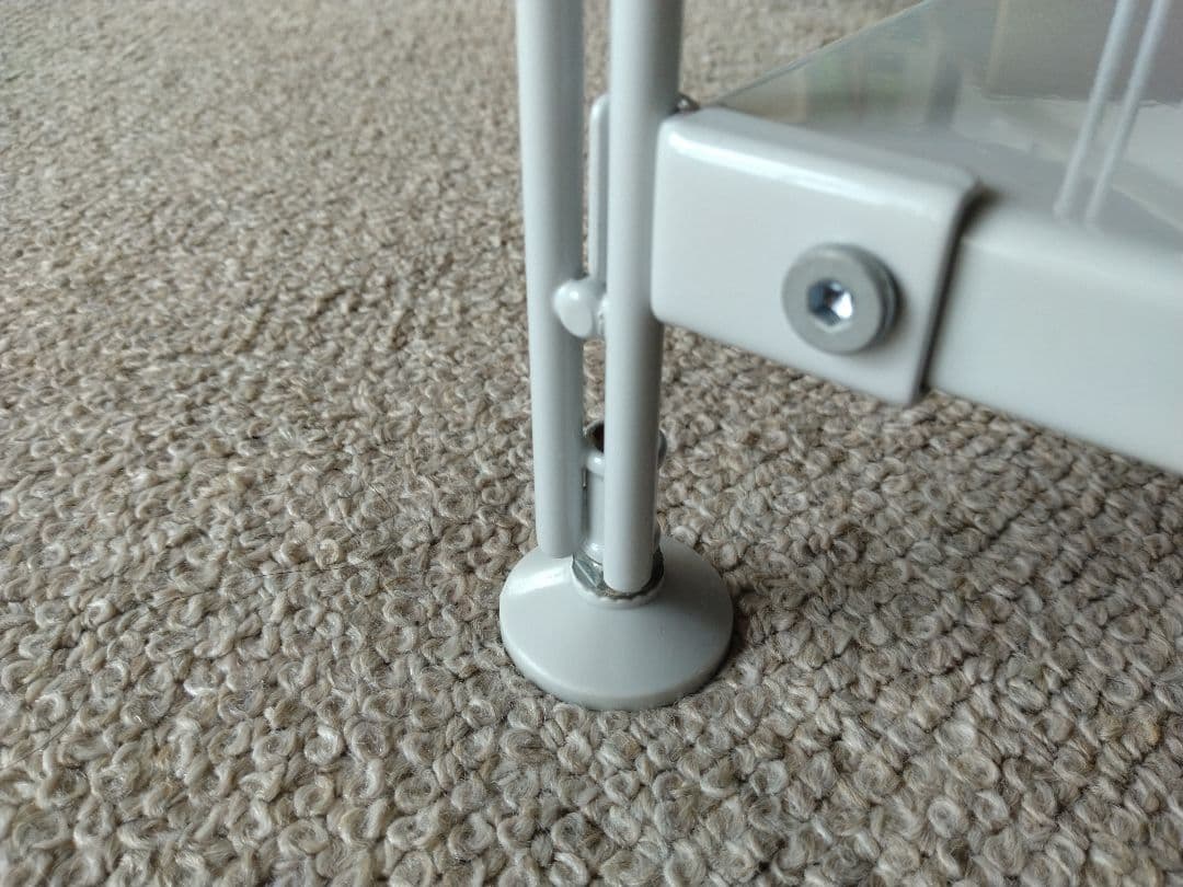 【美品】MUJI無印良品 スチールユニットシェルフ小ワイド86cmバスケット×2