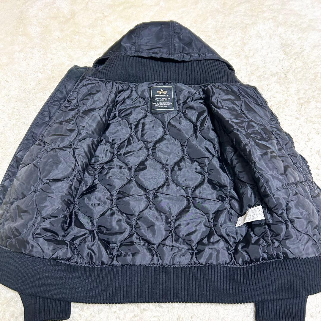 美品✨ ALPHA INDUSTRIES MA-1 フライトジャケット 黒 M