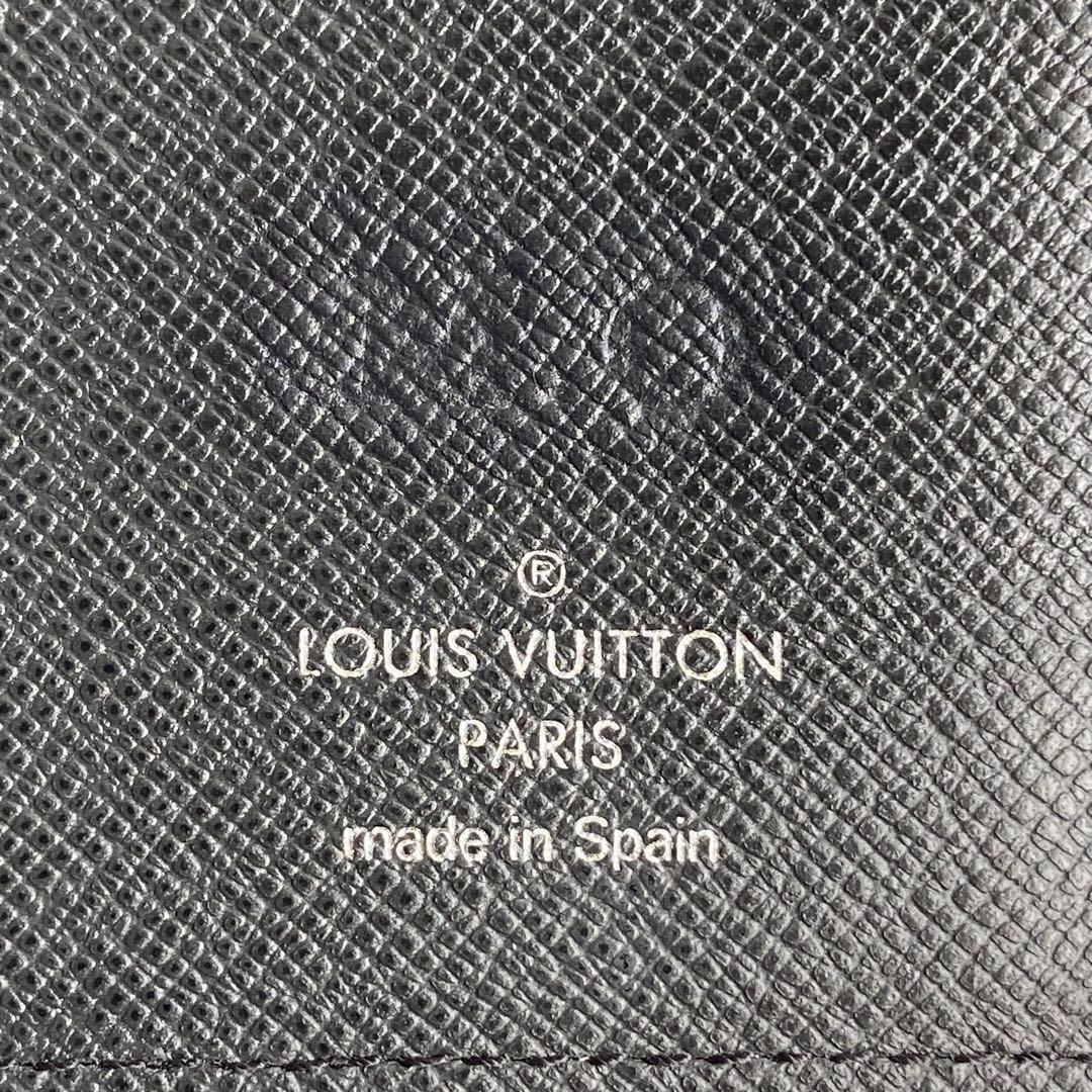 美品✨ ルイヴィトン 長財布 タイガ ジッピーウォレット ヴェルティカル 黒