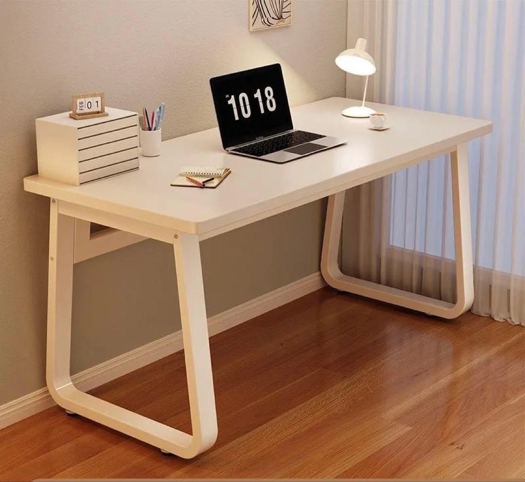 ホワイト パソコンデスク シンプルデザイン