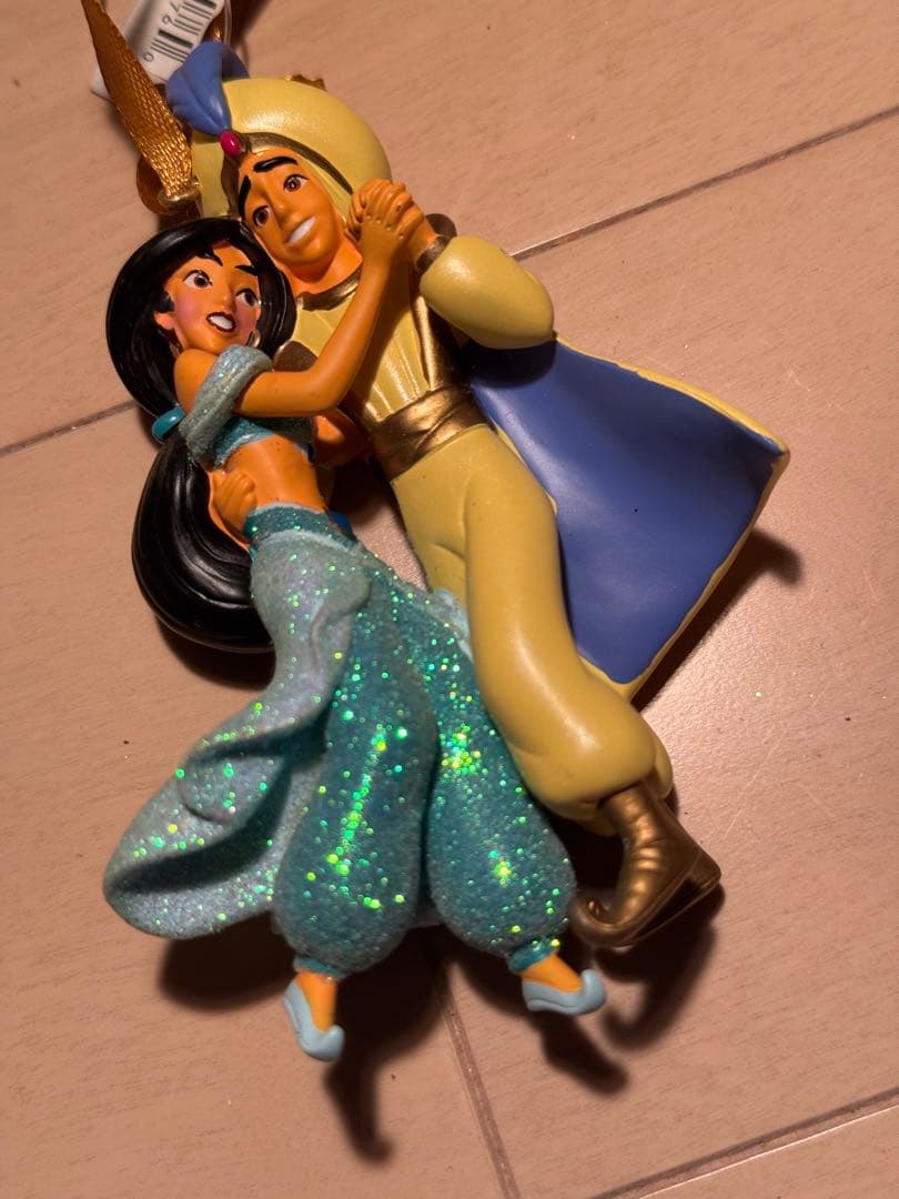 【希少★レア】タグ付き海外パーク品　アラジン　ジャスミン　オーナメント