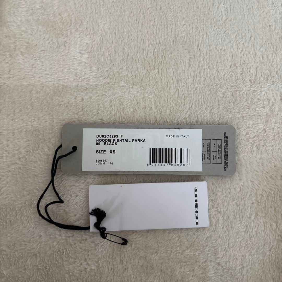 Rick Owens DRKSHDW fishtail フィッシュテールパーカー