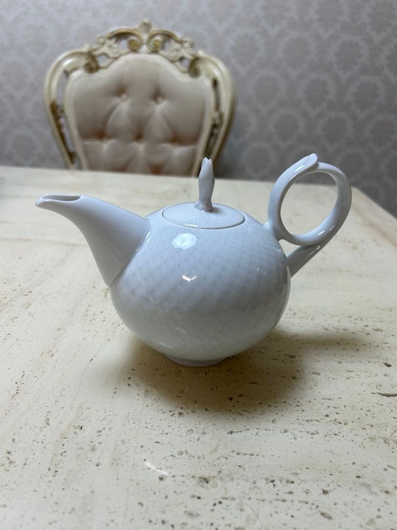 マイセン　波の戯れ　ティーポット