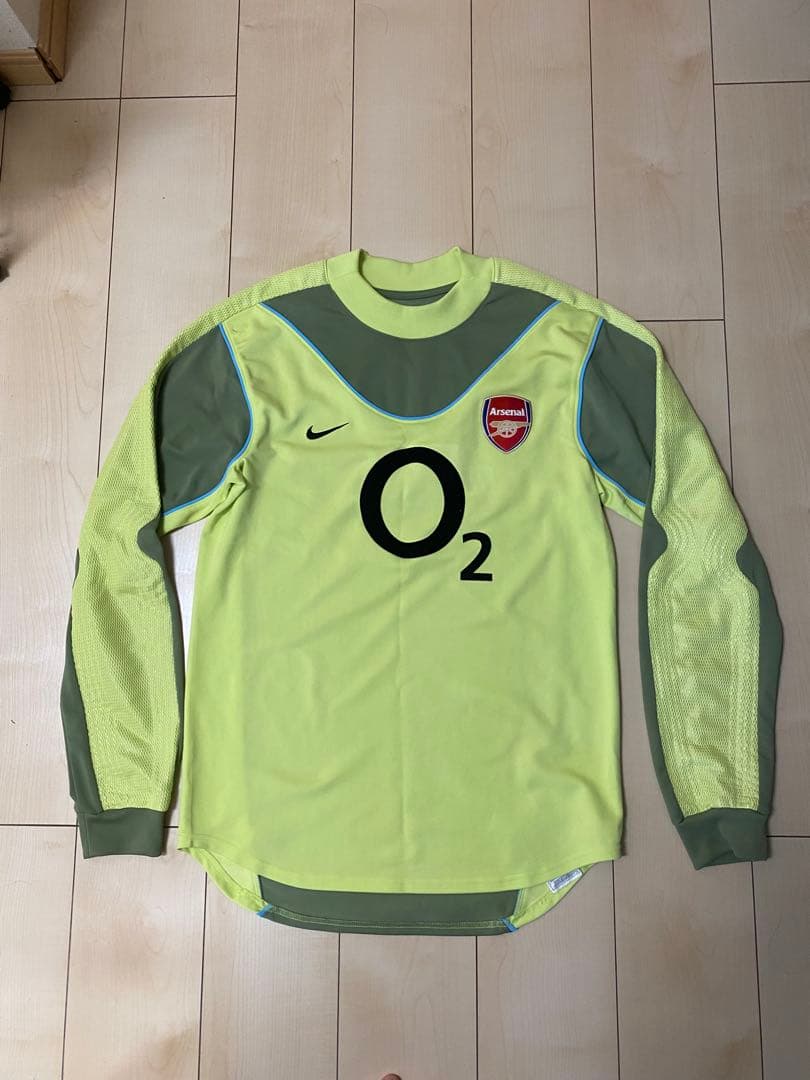Arsenal 2003 2004 キーパーフットバルシャツ サッカー ナイキ