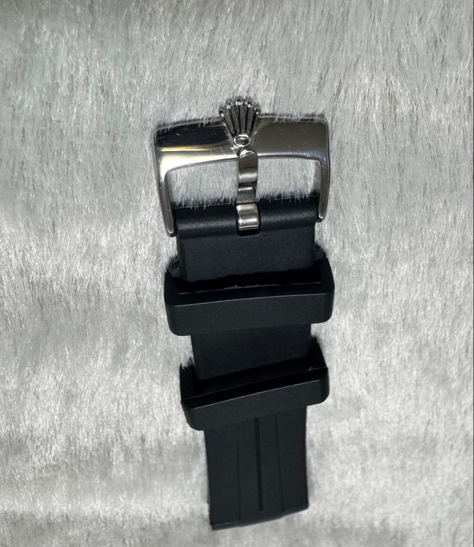 Rubber B ブラックラバーベルト ロレックススポーツモデル用　型番M103