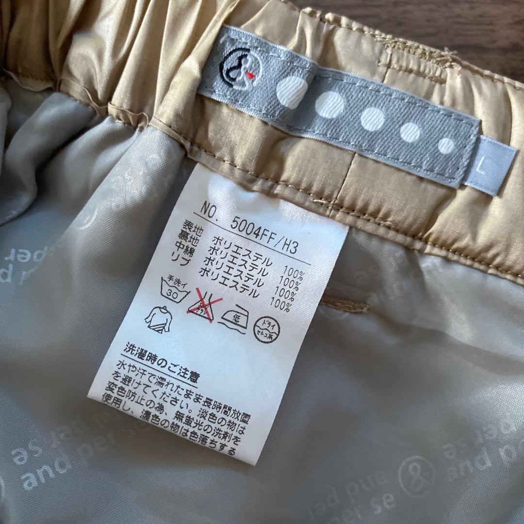 and per se 中綿パンツ ゴールドベージュ