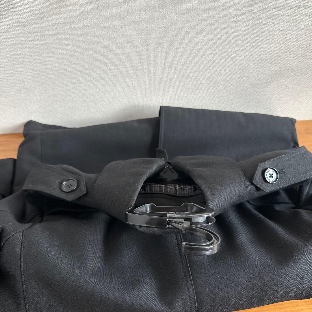 BURBERRY BLACK LABEL ミドル丈トレンチコート ヘリンボーンL
