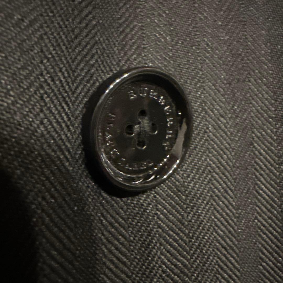 BURBERRY BLACK LABEL ミドル丈トレンチコート ヘリンボーンL