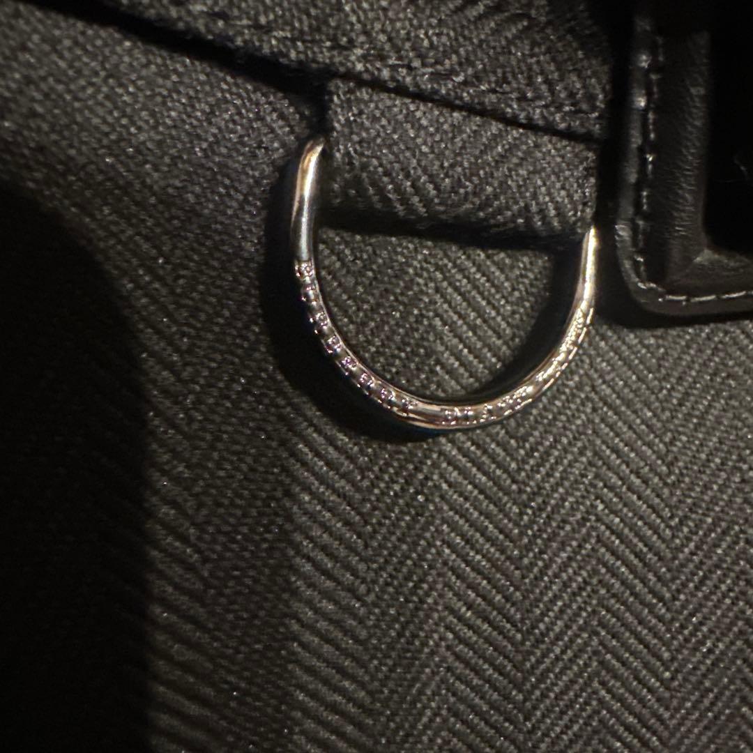 BURBERRY BLACK LABEL ミドル丈トレンチコート ヘリンボーンL