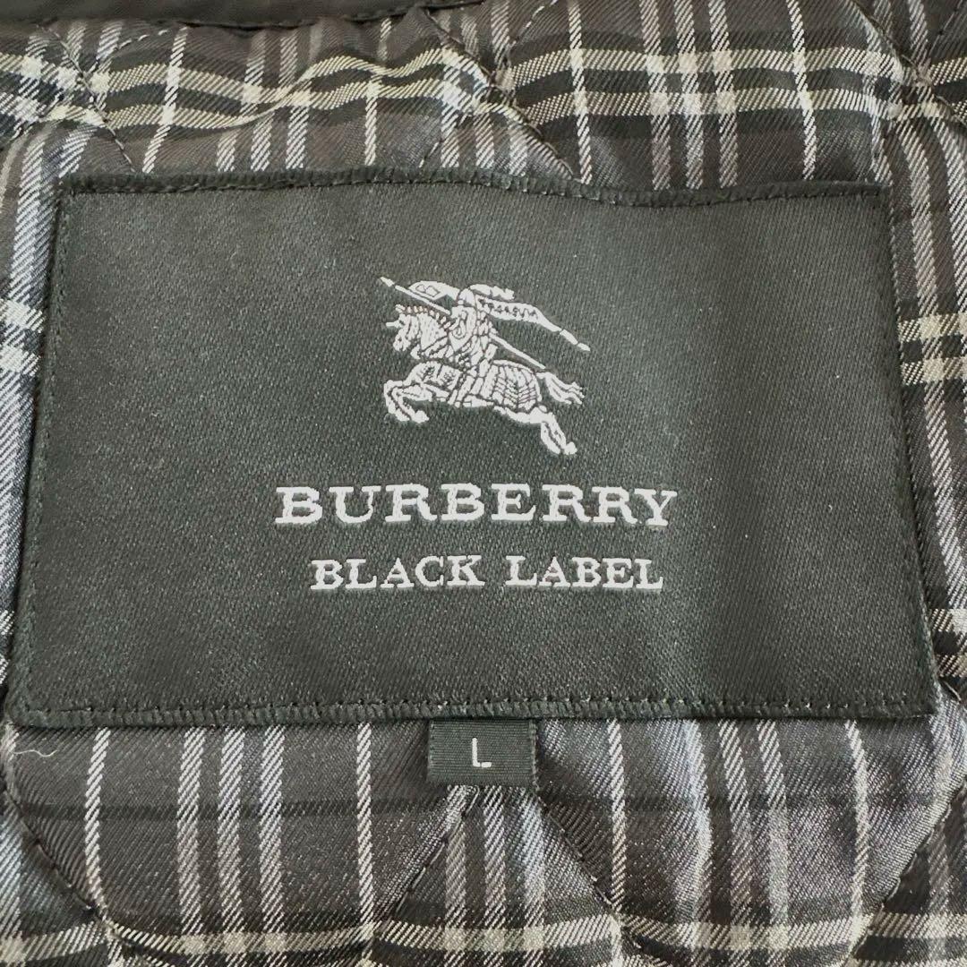 BURBERRY BLACK LABEL ミドル丈トレンチコート ヘリンボーンL