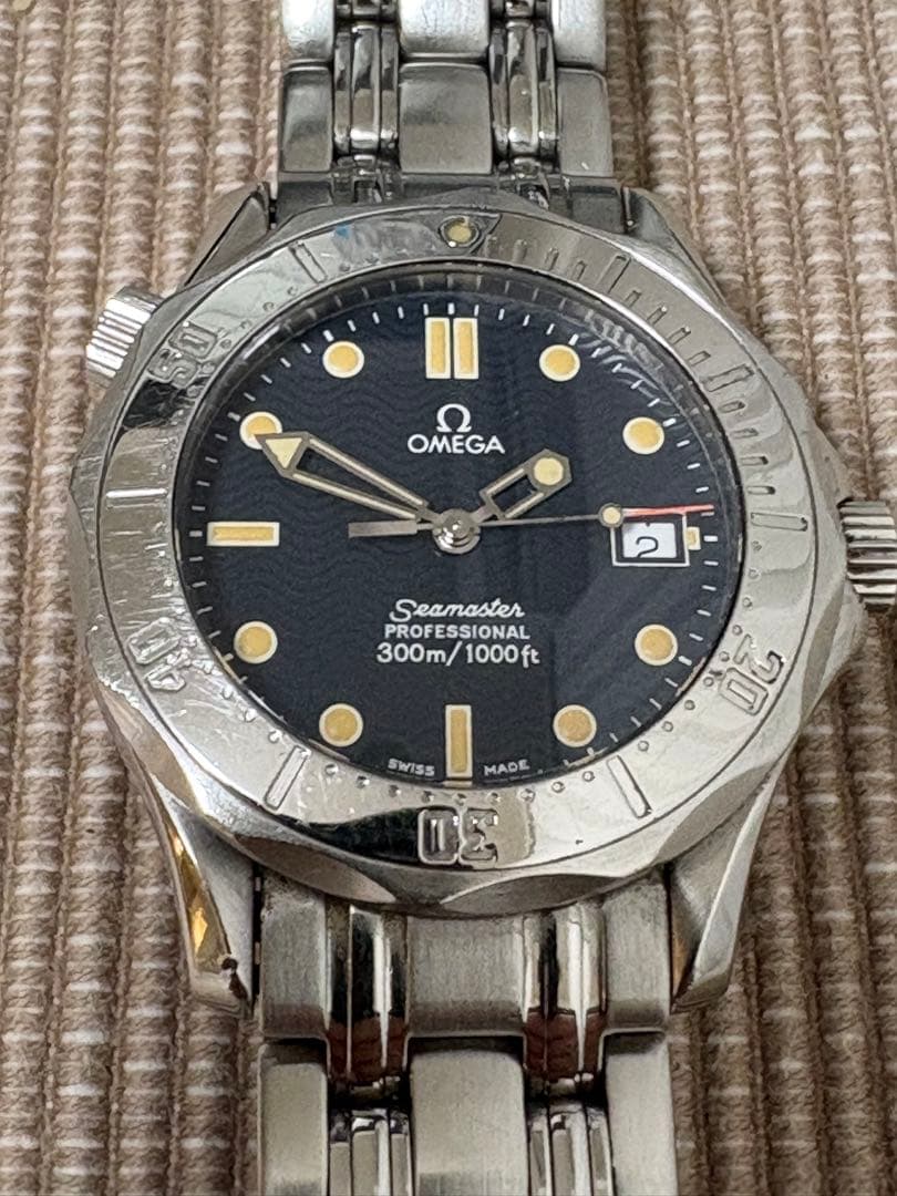 か*ん様 オメガ•シーマスター プロフェッショナル 300M•クォーツジャンク品