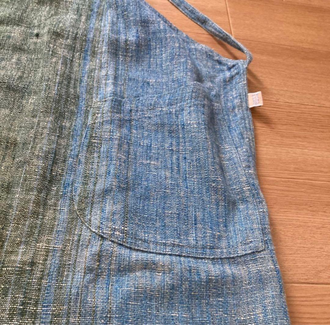 【未使用級】うさとの服 エプロンワンピース 割烹着