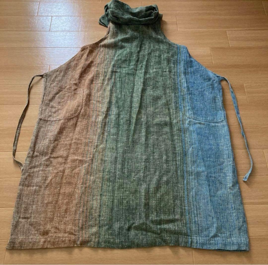 【未使用級】うさとの服 エプロンワンピース 割烹着