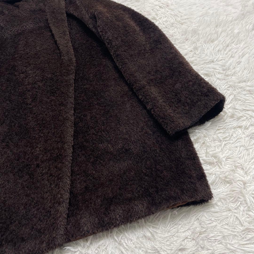 【美品】MAX MARA STUDIO アルパカ テディベア コート 女優襟