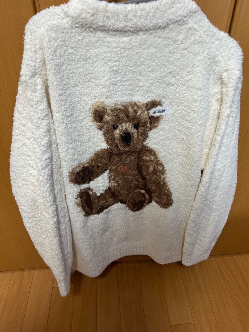 ★新品未使用　ジェラートピケ　ルームウェア　クマベアカーディガン、ズボンセット