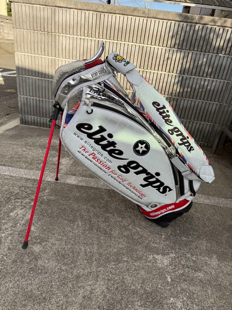 エリートグリップ　限定クロコ23年モデルツアースタンド　大型パラソルプレゼント