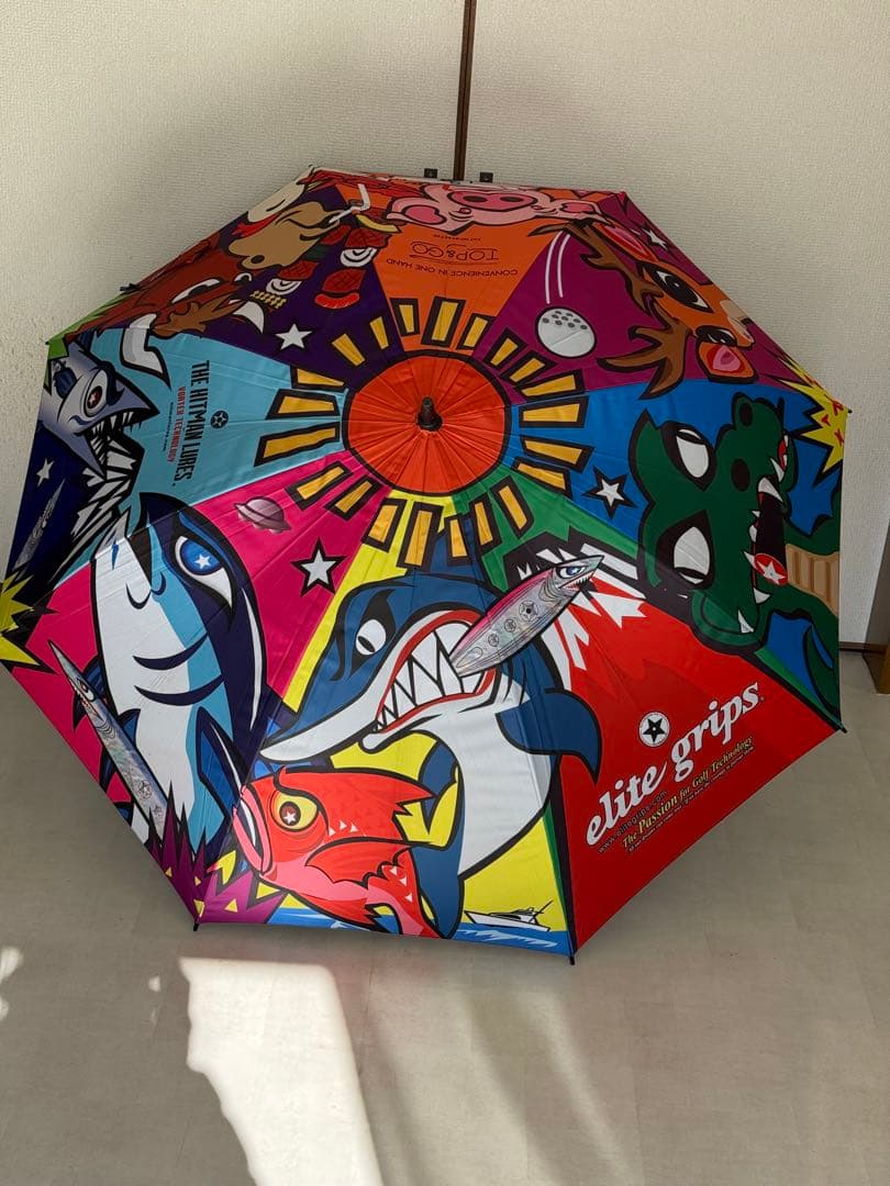 エリートグリップ　限定クロコ23年モデルツアースタンド　大型パラソルプレゼント