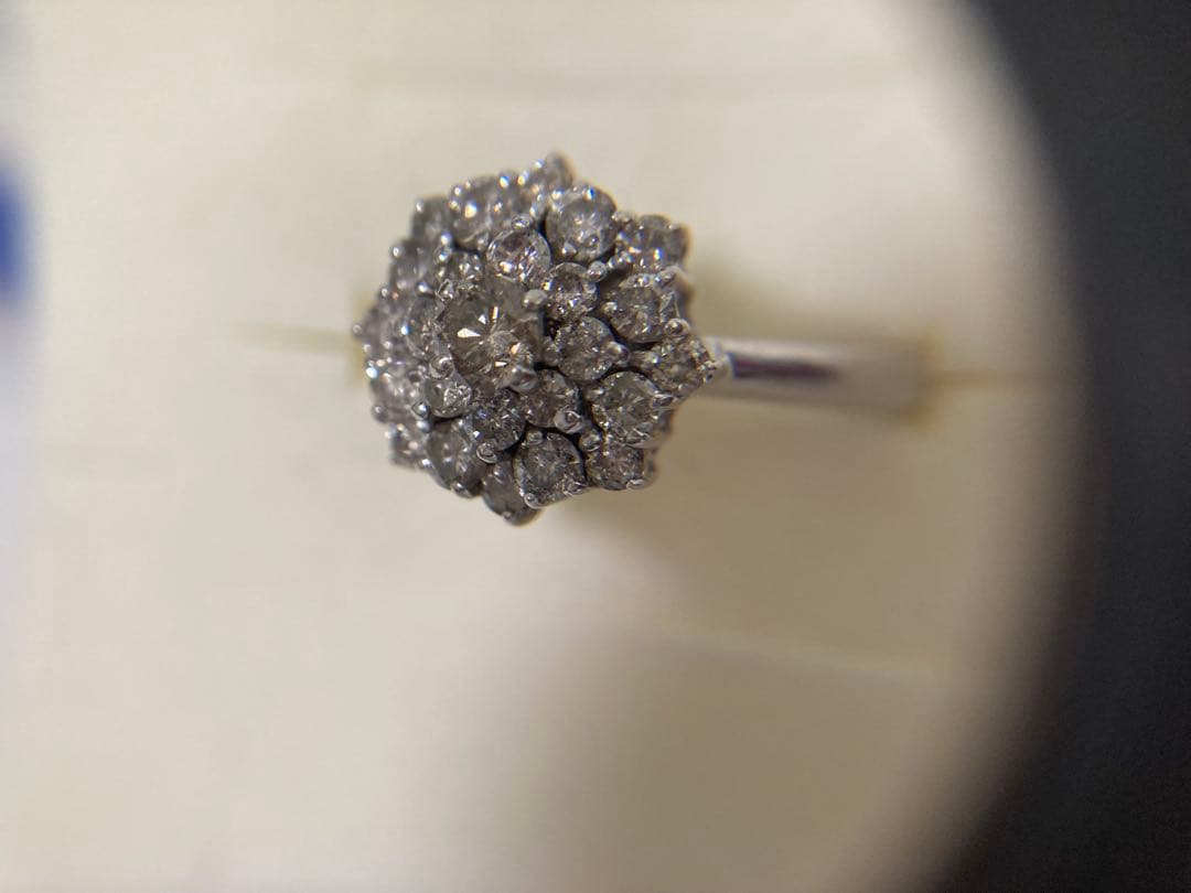 バ**様 k14 ダイヤモンド　リング