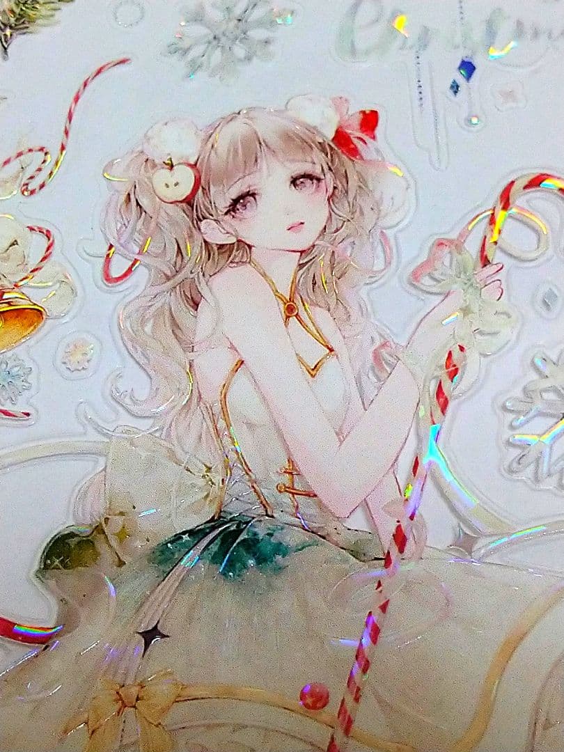 J1015＃绮夜梦使(模切贝壳光)第九航道切り売りは人物マステ女の子