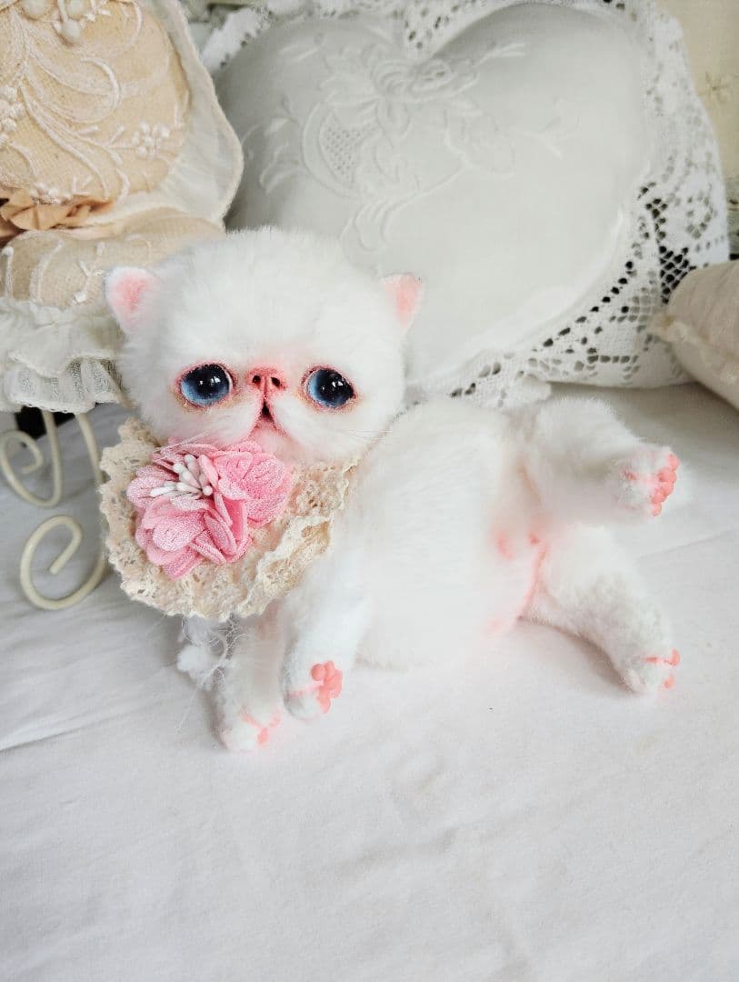 うるるんオメメ♡エキゾチック子猫ちゃん♡アートドール♡ぬいぐるみ♡