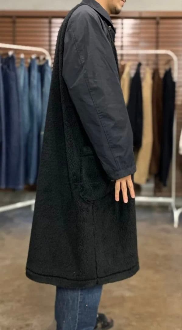 HUNIT エイチユニット　ナイロン×ボア スウィッチングコート