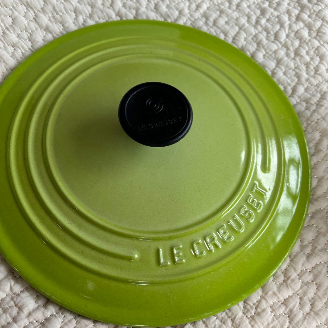 LE CREUSET グリーン 両手鍋