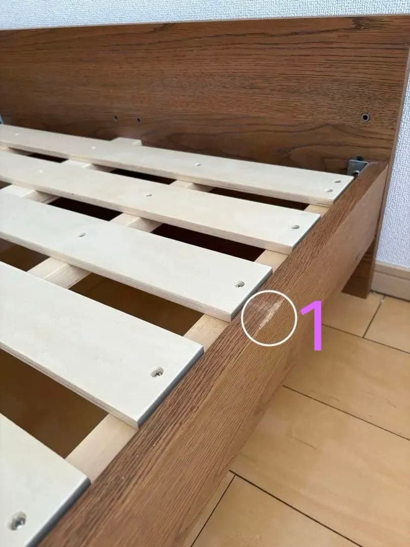 2/28までunicoADDAYベッドフレーム（シングル）ロータイプマットレス付