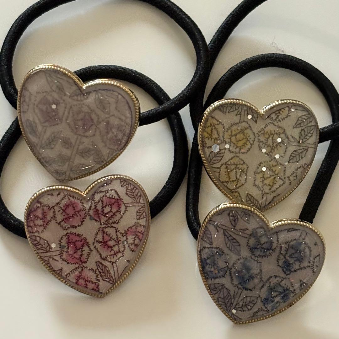 リバティ ハンドメイド ヘアゴム12個セット50