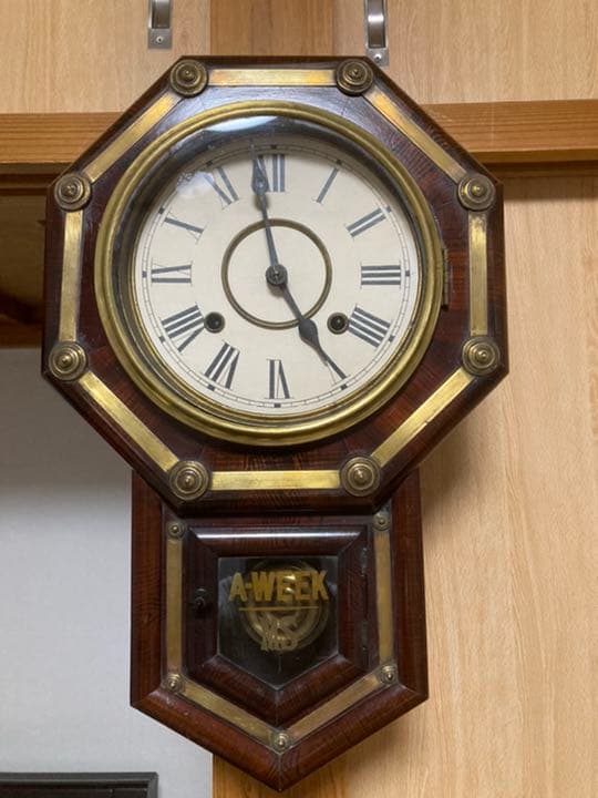 古い　掛け時計　昭和レトロ実動品　お買い得